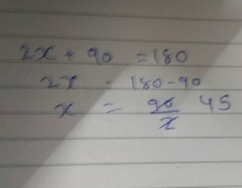 Calculate the given angle to the nearest degree