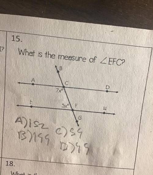 What is the measure of EFC