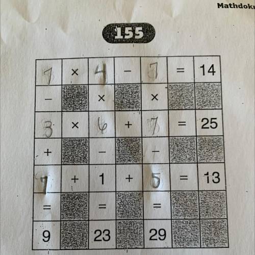 Help me solve this mathdoku please. Rules: You can only use 1 digit numbers, (excluding 0 and 1), y
