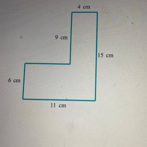 URGENT 100 POINTS

Find the perimeter of the figure below. Notice that one side length is not give