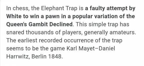 How to make an elephant trap​