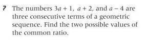 Hi. I'm an 11 IB student and our current topic is Geometric Sequences. I can't understand how to