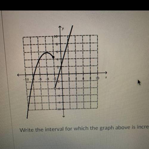 HELP!! What are the intervals for the increasing and decreasing of this graph??
