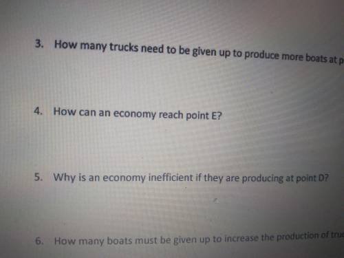 How can an economy reach point E
