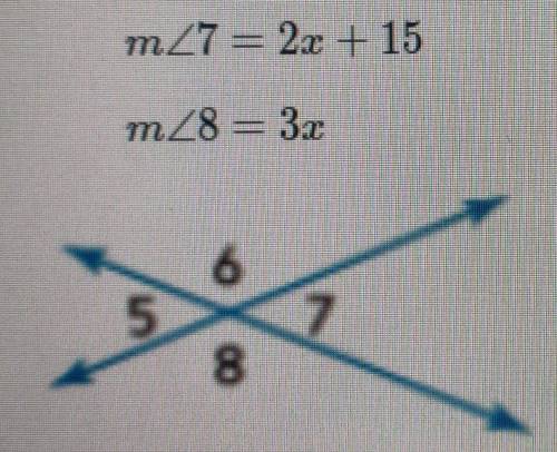 Find the measures of each numbered angle ​