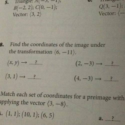 Can someone please help me with number 8