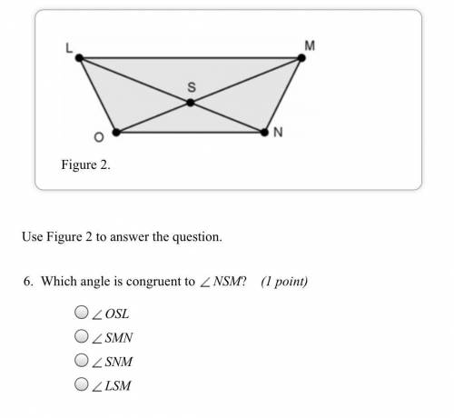 Which angle is congruent to