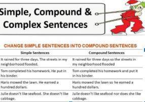 Punctuate the following sentences by looking at how the clauses are connected. If it is a simple se