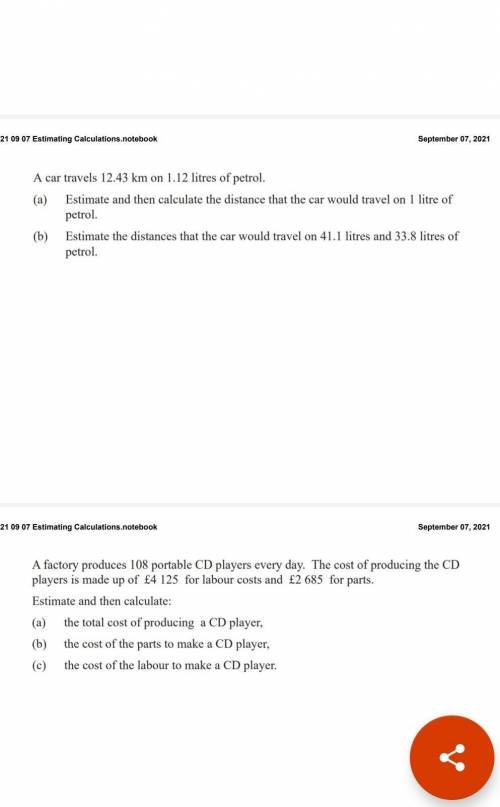 I need help with math about estimating calculations anyone want to help​