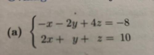 Solve this equationsystem