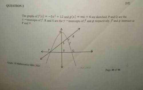 Help pleasedetermine the length of p and Qfind the value of m​
