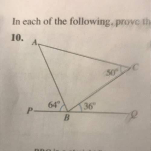 In each of the following, prove that triangle ABC is an isosceles triangle

asapplsihave2morehours
