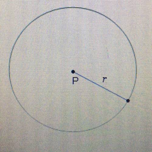 Circle P has a circumference of approximately 75

inches.
What is the approximate length of the ra