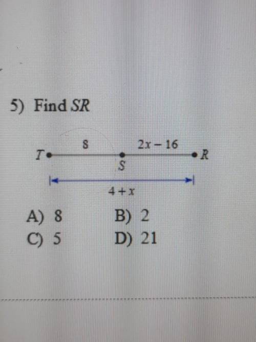Find the length of SR​
