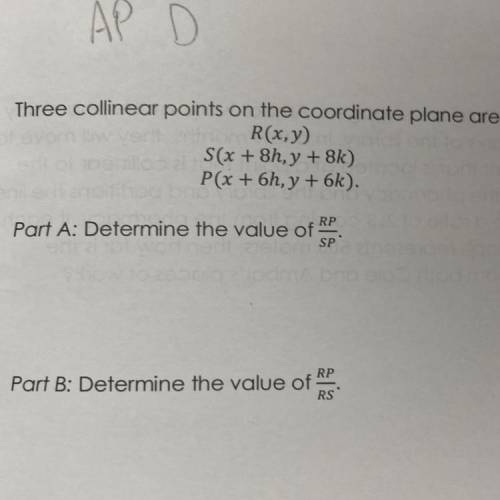 Three colinear points on the coordinate plane are?