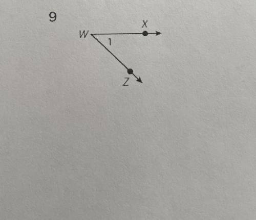 Name each angle in as many different ways as possible.
Please Help