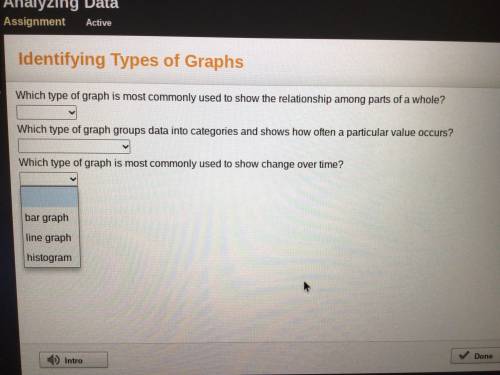 Which type of graph is most commonly used to show the relationship among parts of a whole?

Which