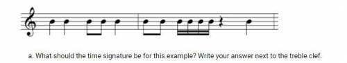 What should the time signature be for this example?