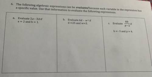 Please help I am new to this algebra expressions and I need help finding out how to do this !