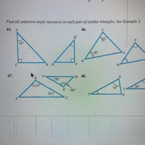 I need help with 47 please. thank you