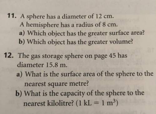 PLEASE HELP ME WITH 11 OR 12