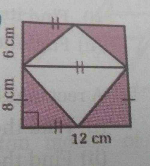 Find the area of shaded region.plz do this with steps.​