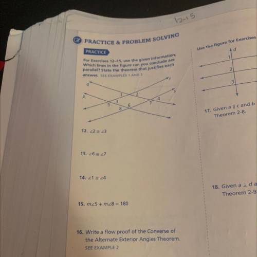 Can someone please help me with this it would mean the world 12- 15