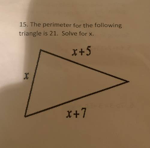 I need help on this problem, I'm struggling to find the equation that goes first. The perimeter for