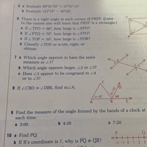 Please help with #8 with an explanation