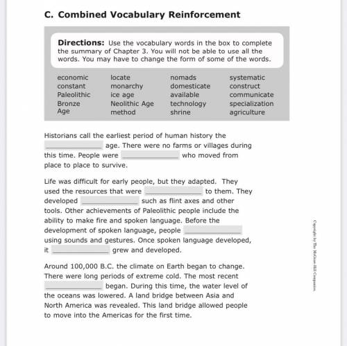 Combined vocabulary reinforcement