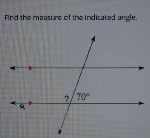 Pleaseee helpppp meee

I'm so confused on how this workssFind the measure of the indicated angle.