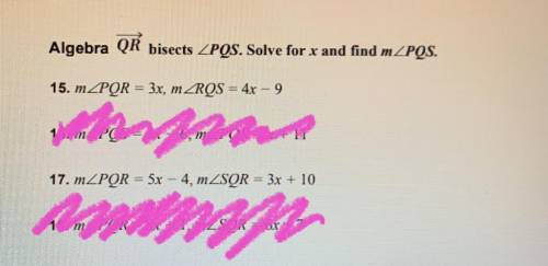 Geometry answers pls (10 pts for only # 15&17)