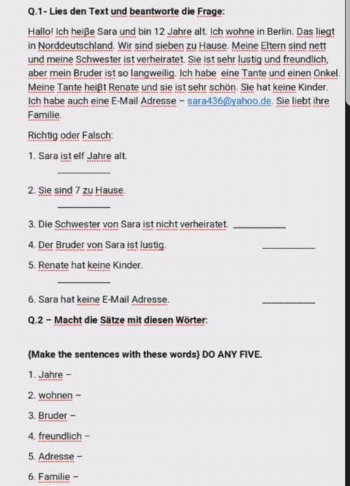 Pls answer this German QUESTION?