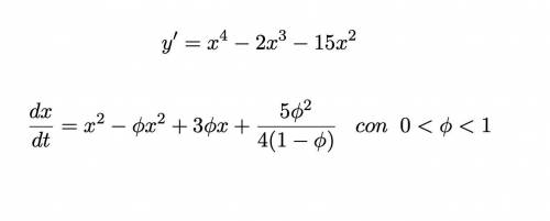 Please help! Find the points of equilibria for the following equations and indicate is they are sta