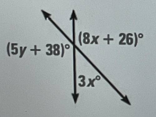 Help please, need value of x and the value of y (20pts)