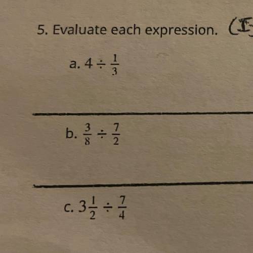 Evaluate each expression, help! :p