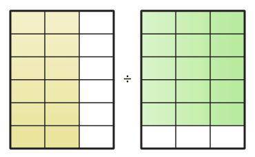 Type your answer as a number. Fractions should be expressed in lowest terms.

To model his divisio
