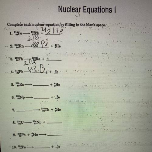 How do I solve Nuclear Equations?
