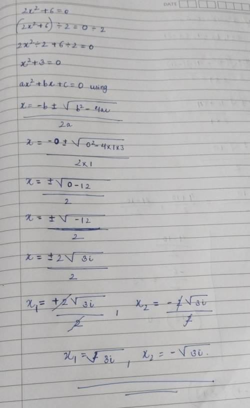 Solve the following quadratic equations using the Quadratic Formula.

1. x2 - 4x - 21 = 0 2. 2x2 +