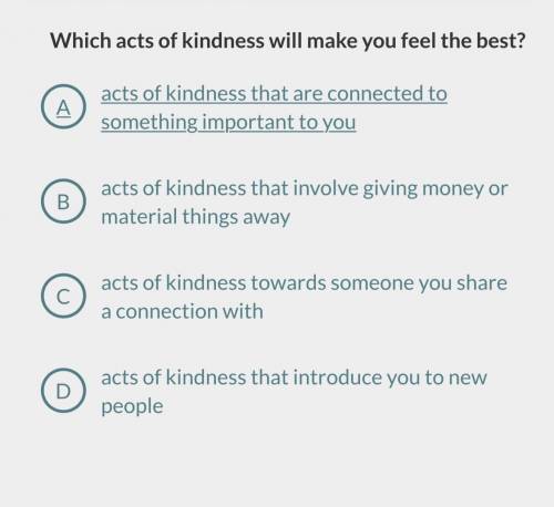 Kindness being according to science