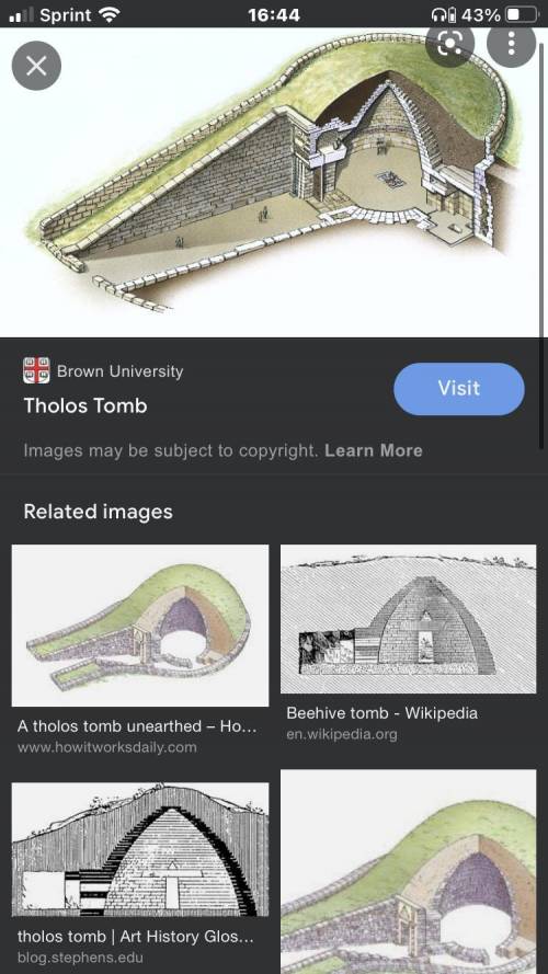 A tholos tomb has a square shape
True or False