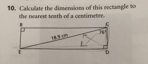 Can someone pleaseeee tell me how they got 18.3cm by 4.6cm. I did this question and got the wrong a