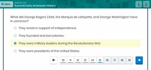 Hello Everybody, does this other history question look right?
