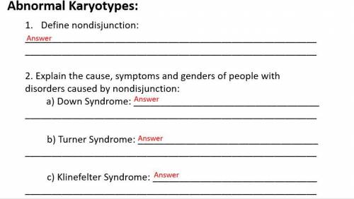 Need help on this about disorders