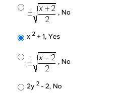 G(x) = 2x2 and h(x) = .What is (g h)-1 and is it a function?