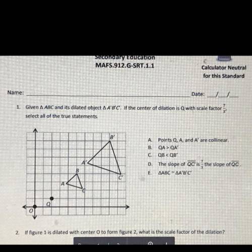 Answer question in the image it’s geometry