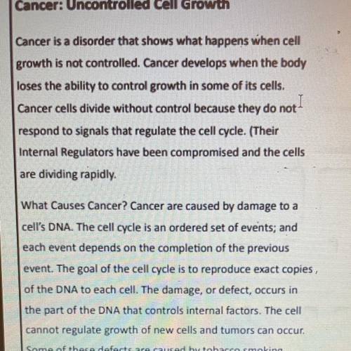What is Cancer? how is mitosis related to cancer?