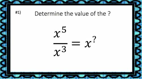 Determine the value of the ?