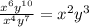 \frac{x^{6} y^{10}}{x^{4} y^{7}} = x^{2} y^{3}