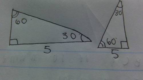 True of false !!! The triangle shown below must be congruent